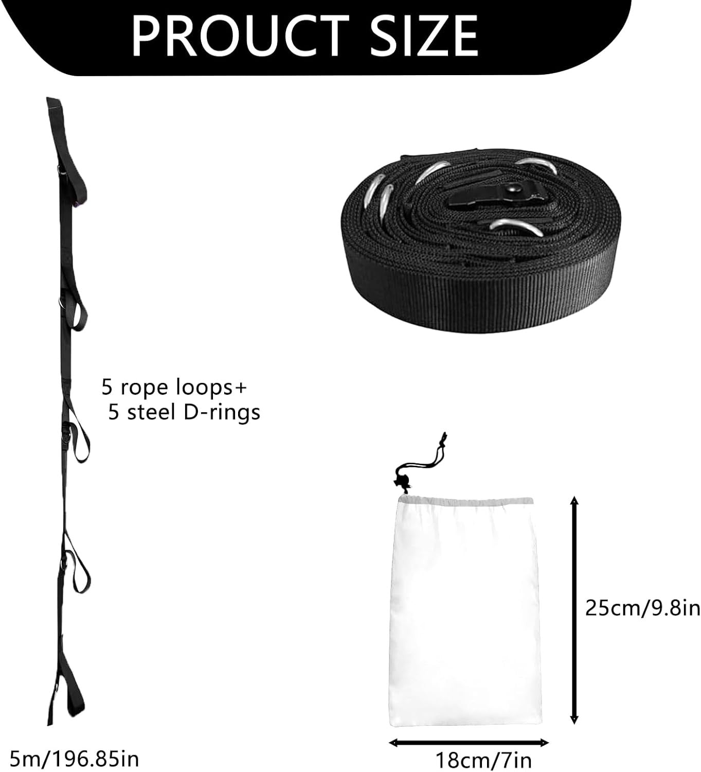 Multi-Point Door Anchor for Resistance Bands