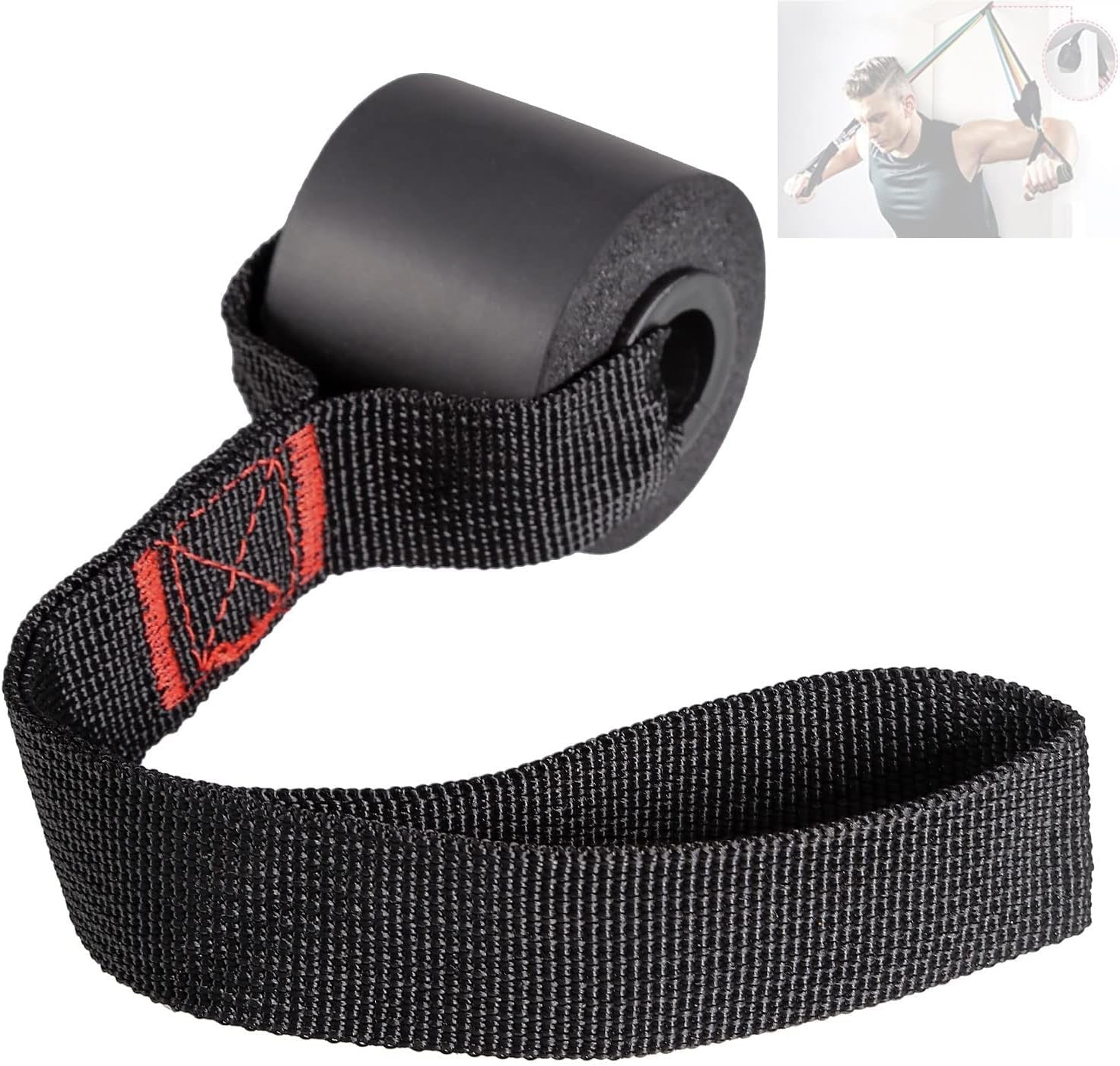 Heavy-Duty Door Anchor for Resistance Bands – Secure Fitness and Workout Band Attachment